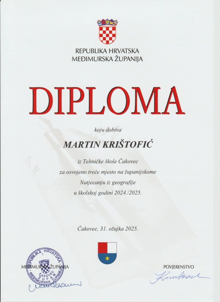 County Geography Competition 2024./2025.