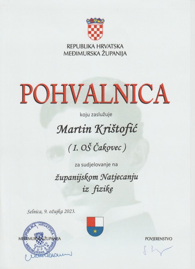 County Physics Competition